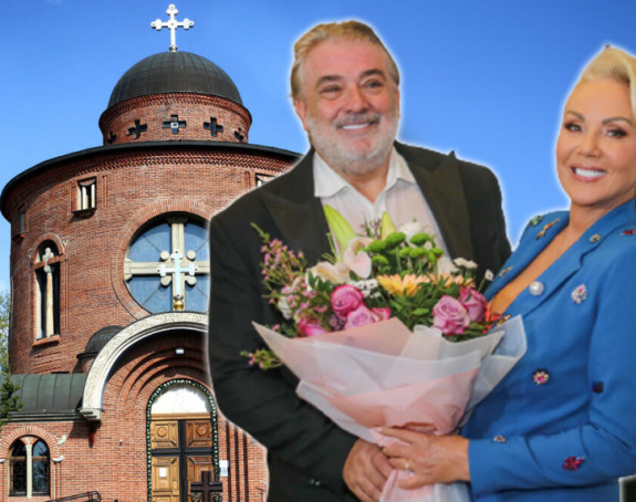 Лепа Брена и Боба поклоинили цркви лустер са иконама