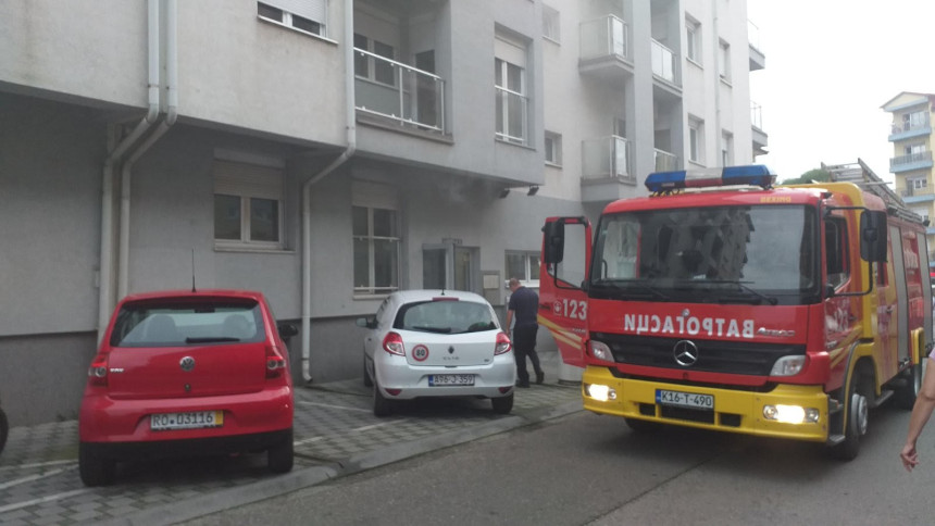 Пожар у стану у Улици Иве Андрића у Бијељини