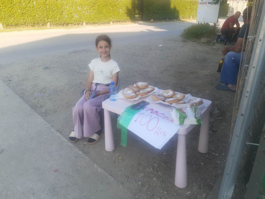 Malena Nina prodaje krofne da pomogne liječenje tate