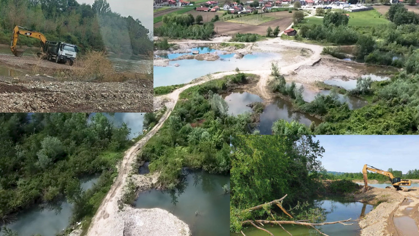 Devastacijom rijeke Drine izvlače se milioni KM