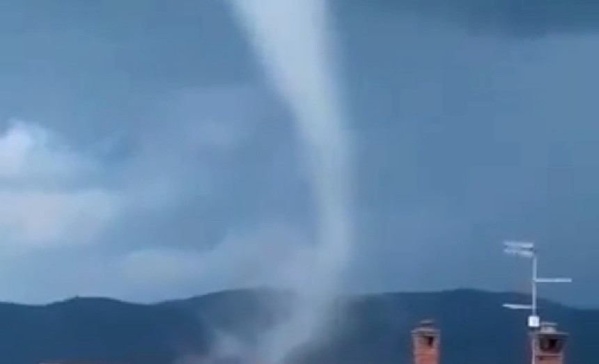 Удар торнада забиљежен код Илирске Бистрице