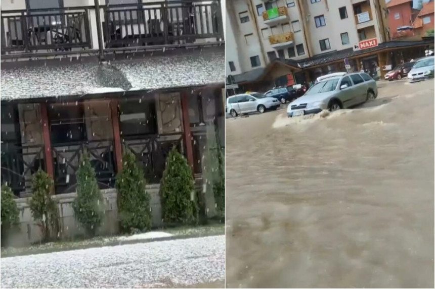 Nevrijeme hara Srbijom, Zlatibor poplavljen (VIDEO)