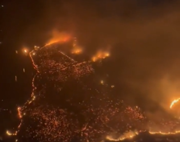 Prizore koje je napravio požar su apokalipsa (VIDEO)