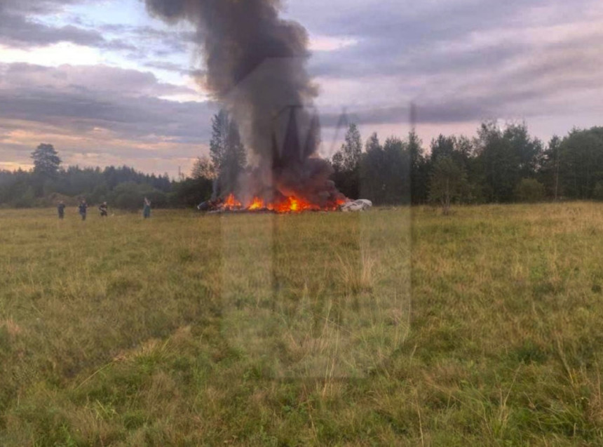 Dio Prigožinovog aviona pronađen 2km od mjesta nesreće