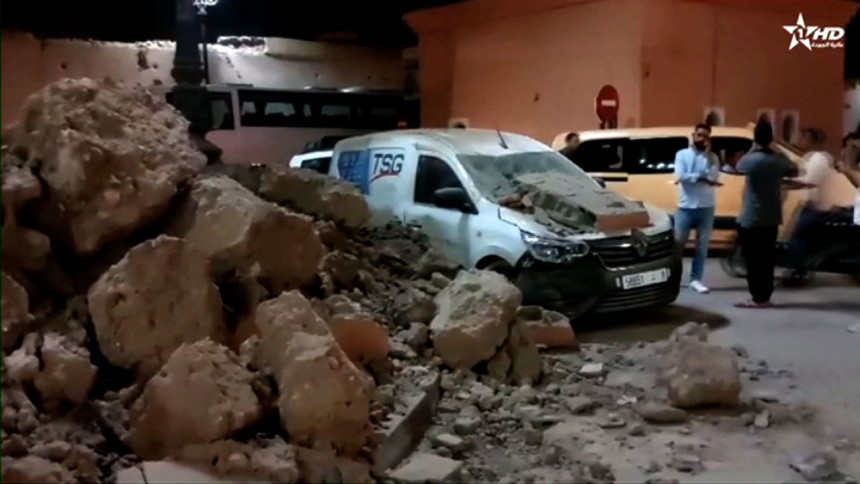 Разоран земљотрес у Мароку, скоро 300 људи погинуло