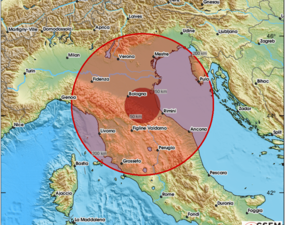 Jak zemljotres pogodio Italiju