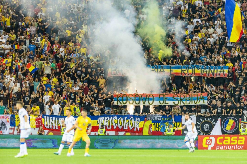 Rumunija: UEFA ih kaznila zbog parole "Kosovo je Srbija"