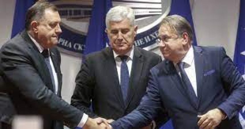 U Mostaru sastanak Dodika, Čovića i lidera "trojke"