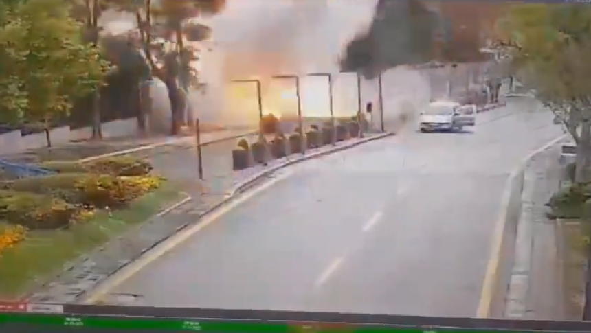 Kamere uhvatile trenutak eksplozije u Ankari (VIDEO)