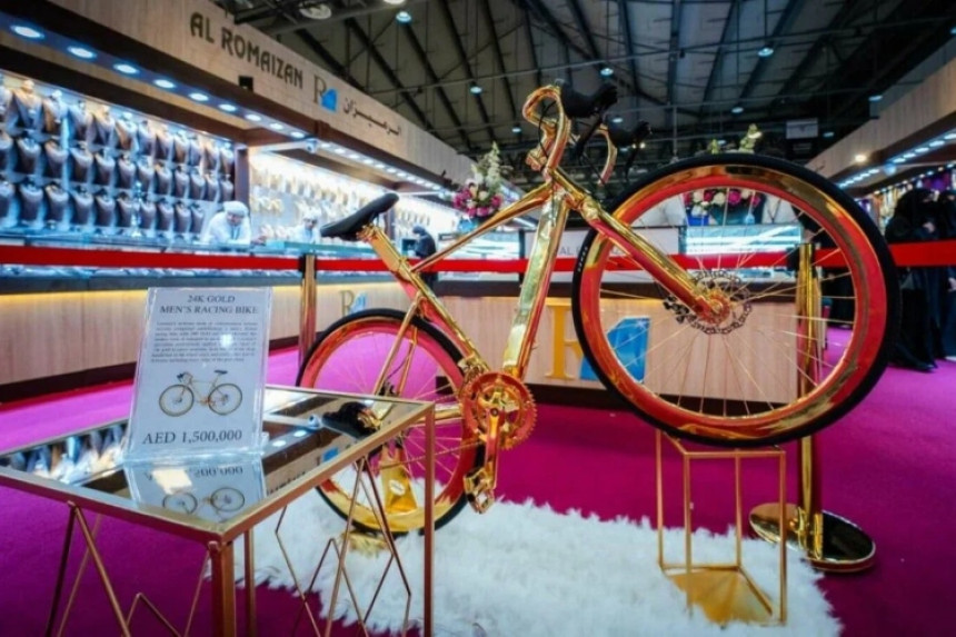 Dubai: Predstavljen zlatni bicikl - cijena sitnica!