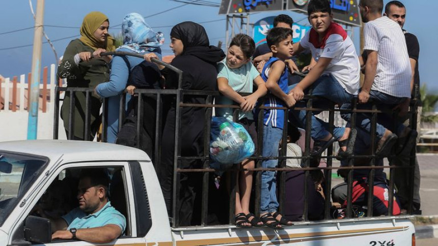 Цивили имају три сата да са сјевера крену ка југу Газе