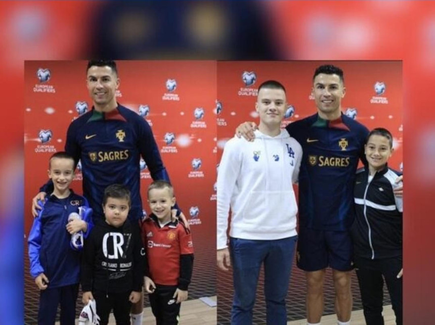 Gorica Dodik slikala djecu u Zenici sa Ronaldom