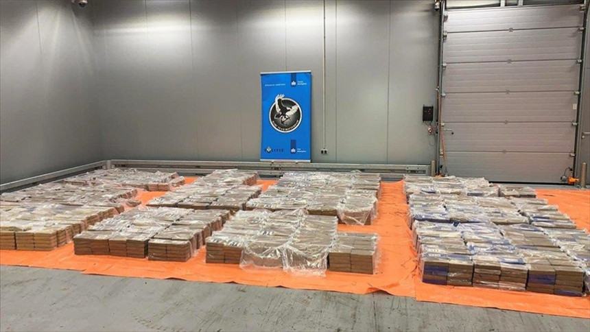 Zaplijenjeno 7,7 tona kokaina u Holandiji