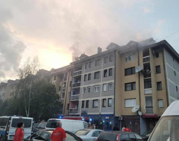 Хоспитализовано 6 особа након пожара у стамбеној згради