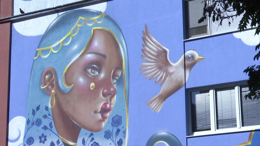 Bijeljina: Novi murali krasiće stambene objekte