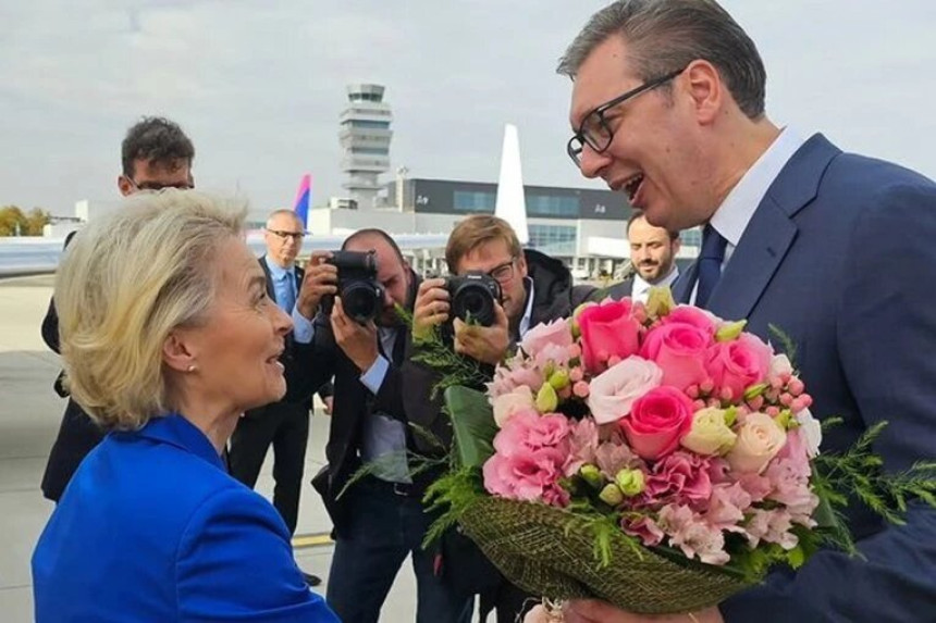 Fon der Lajen stigla u Beograd, dočekao je Vučić