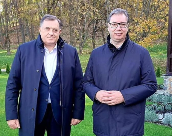 Vučić ugostio Dodika u Beogradu. O čemu su pričali dva sata?