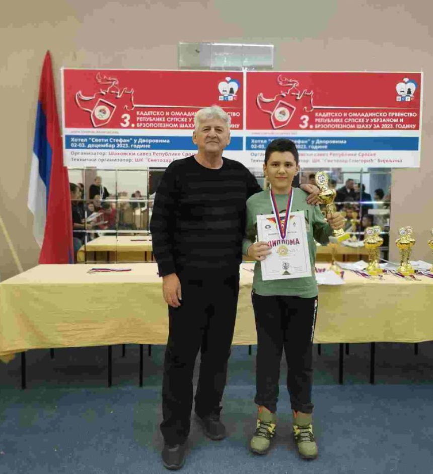 Đorđe Lukić šahovski šampion Republike Srpske
