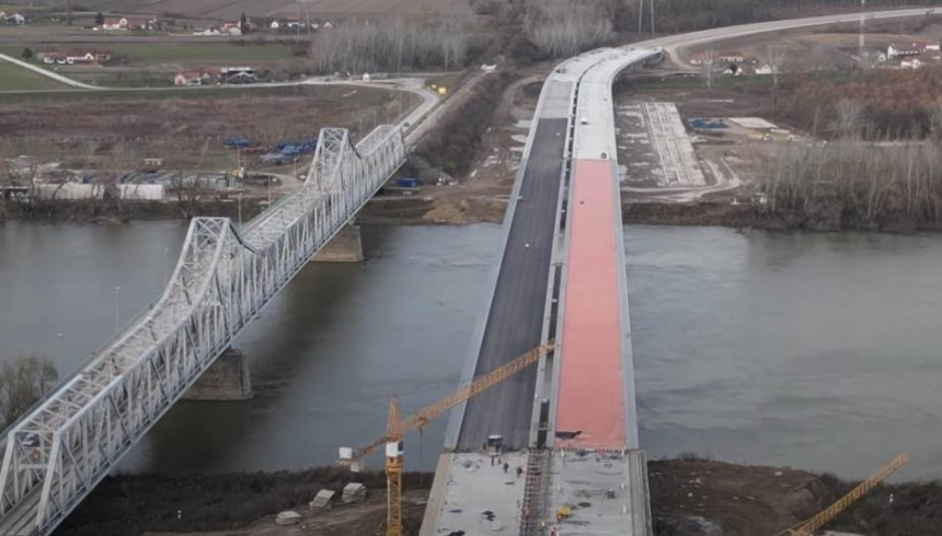 Мост на Рачи ових дана у функцији, Србија финансијер