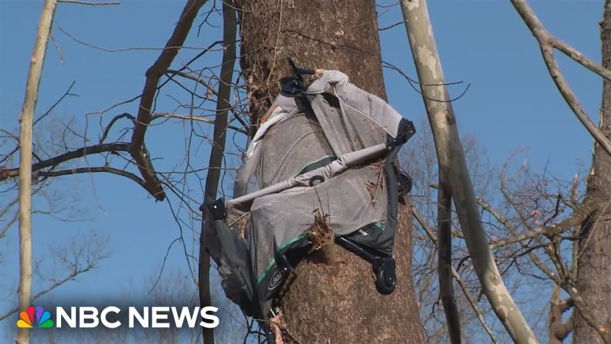 SAD: Tornado odnio bebu, pronašli je na krošnji drveta