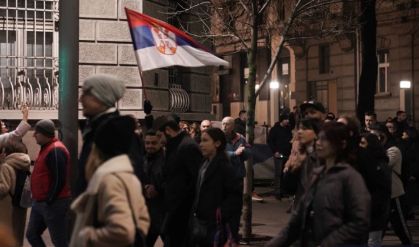 Završen protest pristalica koalicije "Srbija protiv nasilja"