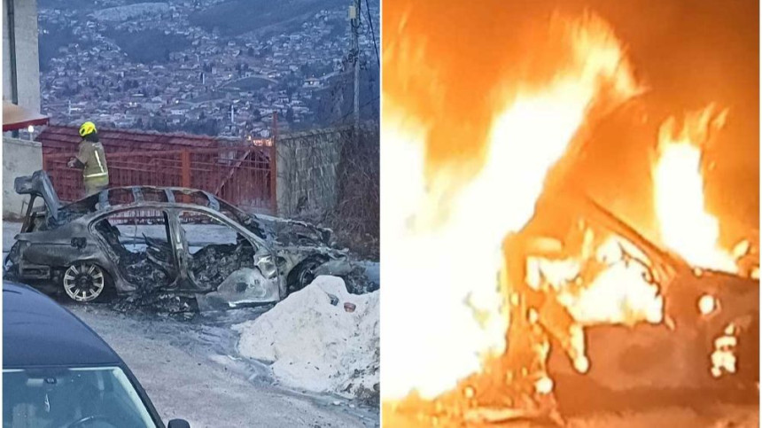 Сарајево: Запаљен аутомобил, а ево у чијем је власништву