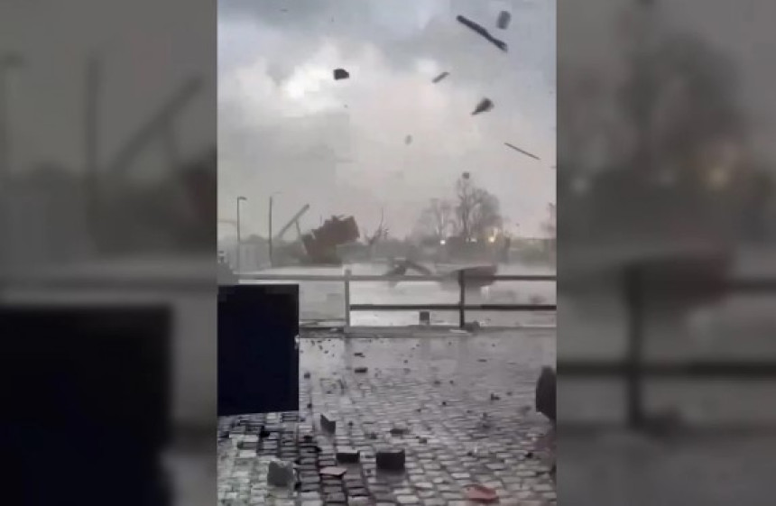 Tornado protutnjao Belgijom, vjetar nosio krovove
