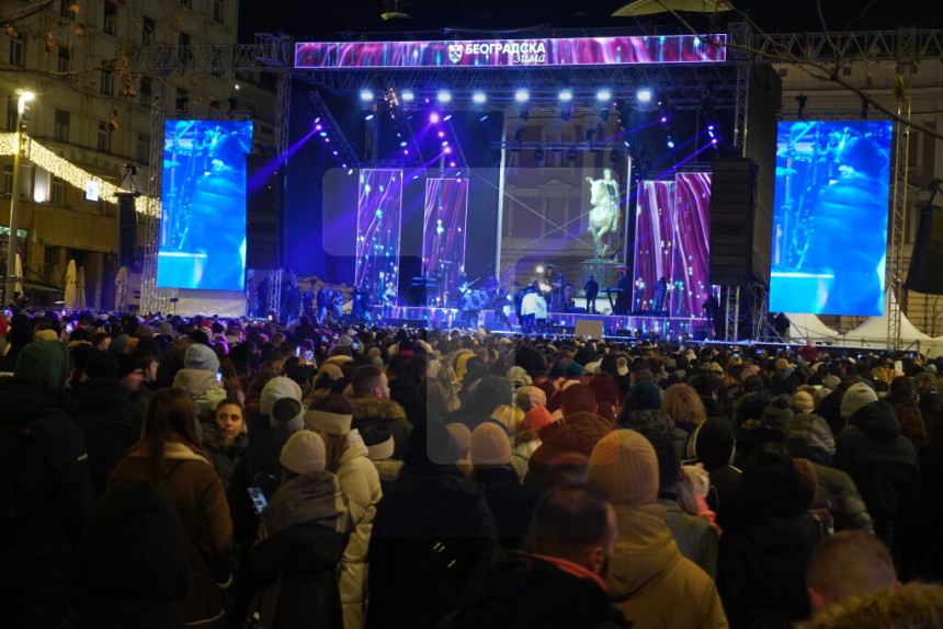 Београђани у српску Нову годину ушли уз богат програм