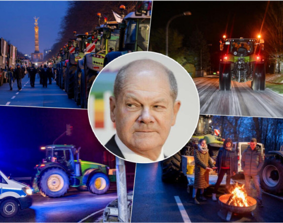 Traktori stižu u Berlin: Velike demonstracije protiv Šolcove vlade
