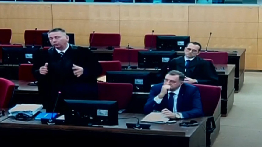 Dio današnjeg ročišta Dodiku u Sudu BiH (VIDEO)