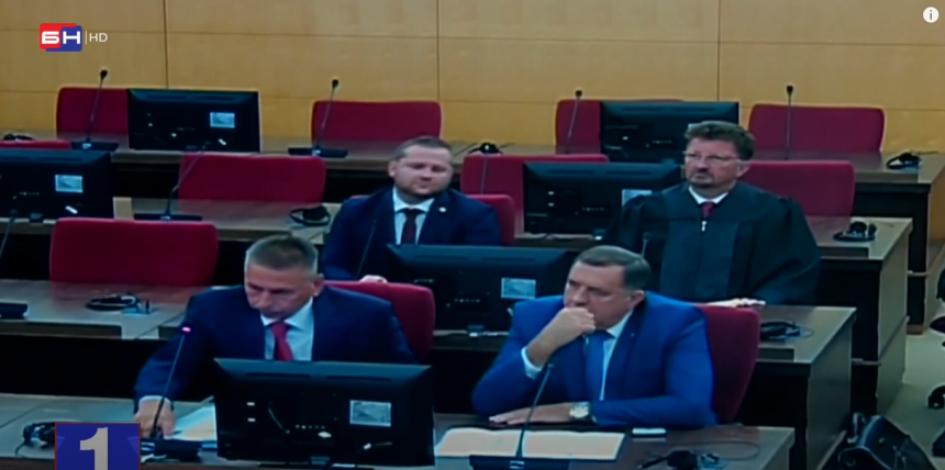 Snimak iz Suda BiH sa ročišta Dodiku (VIDEO)