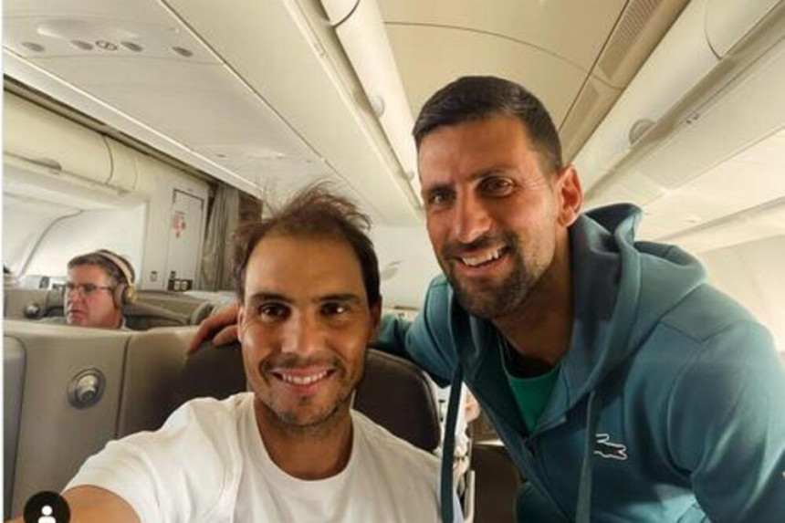Đoković objavio sliku sa Nadalom, putuju u Ameriku