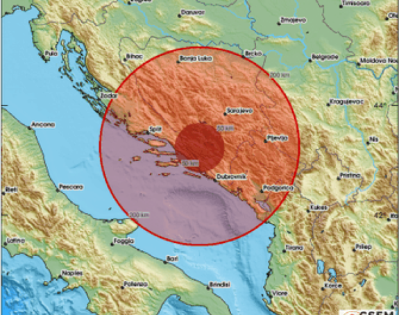 Јак земљотрес у Јадрану, тресло се и у БиХ