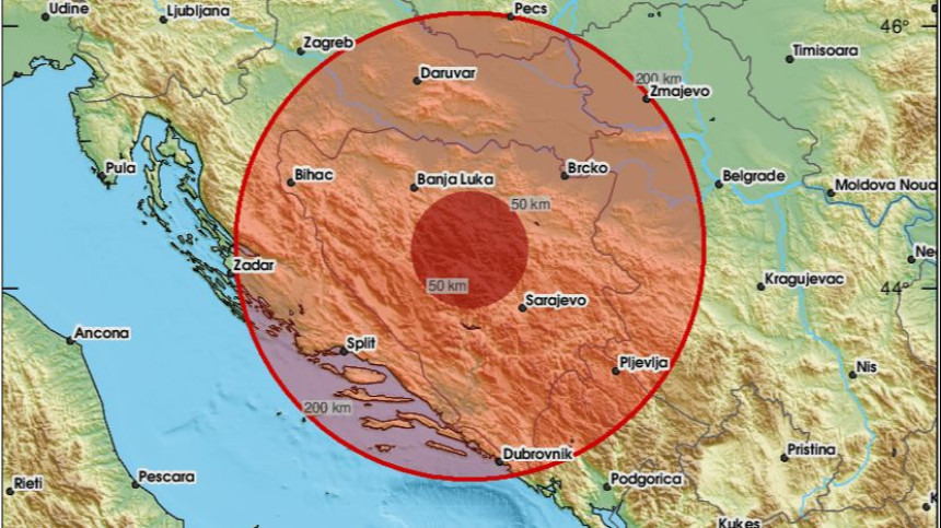 Затресло се тло: Земљотрес код Бањалуке