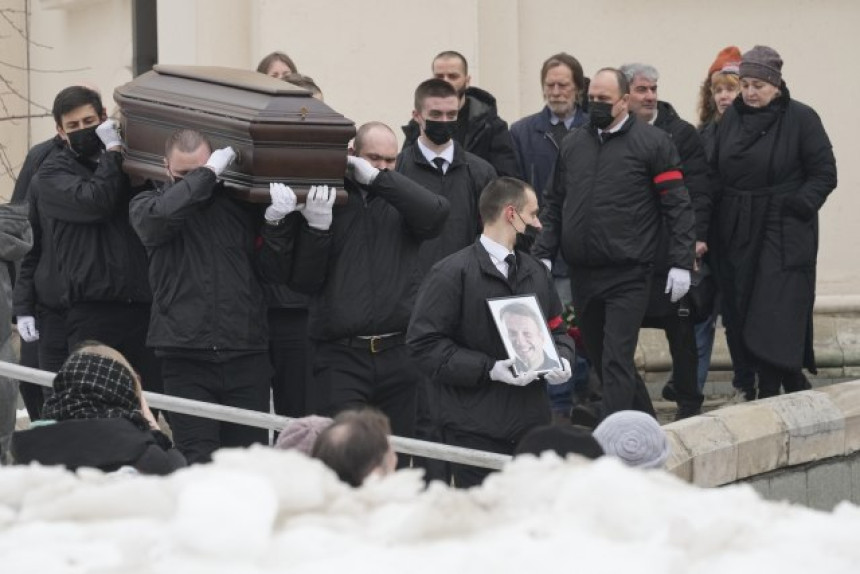Aleksej Navaljni sahranjen na groblju u Moskvi