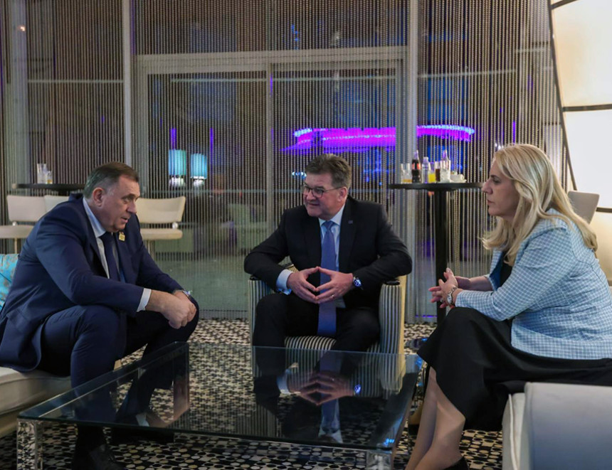 Dodik sa Lajčakom: Mi smo za evropski put BiH