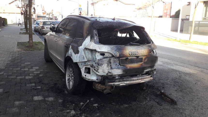 Изгорио аутомобил у Бијељини: Велика материјална штета