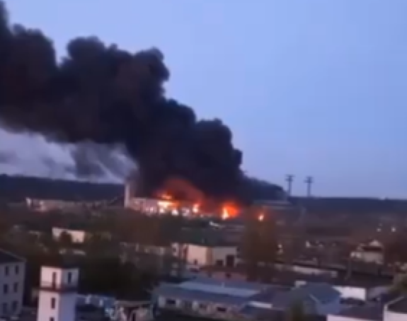 Пожар у највећој термоелектрани у Кијевској области