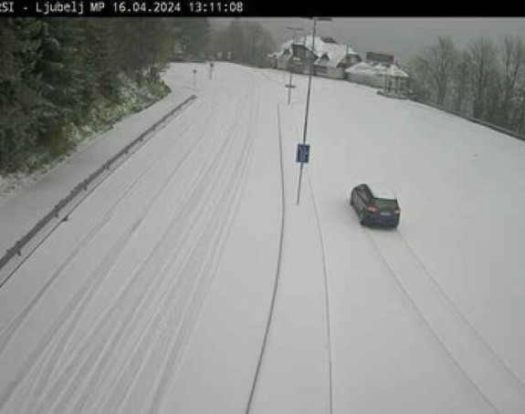 Snijeg u Hrvatskoj i Sloveniji, izdato upozorenje