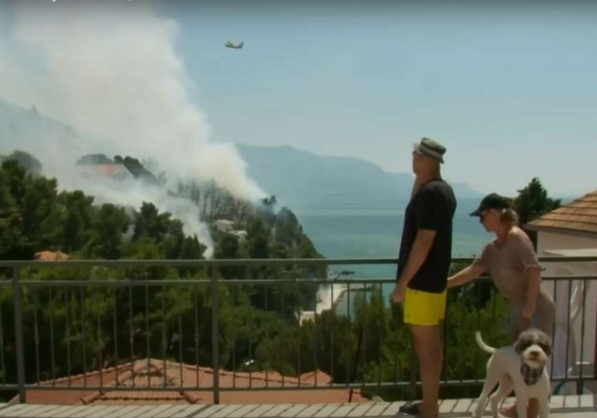 Požar kod Splita, gori nepristupačno područje