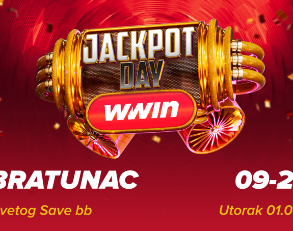 JACKPOT DAY u WWin poslovnici BRATUNAC 1. jula!