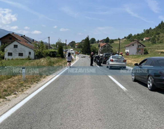 Udes kod Mrkonjić Grada, povrijeđen motociklista iz BL