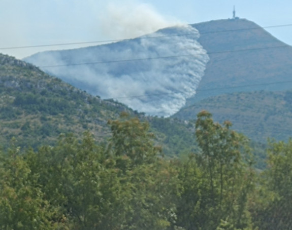 "Situacija na požarištu u okolini Trebinja malo bolja"