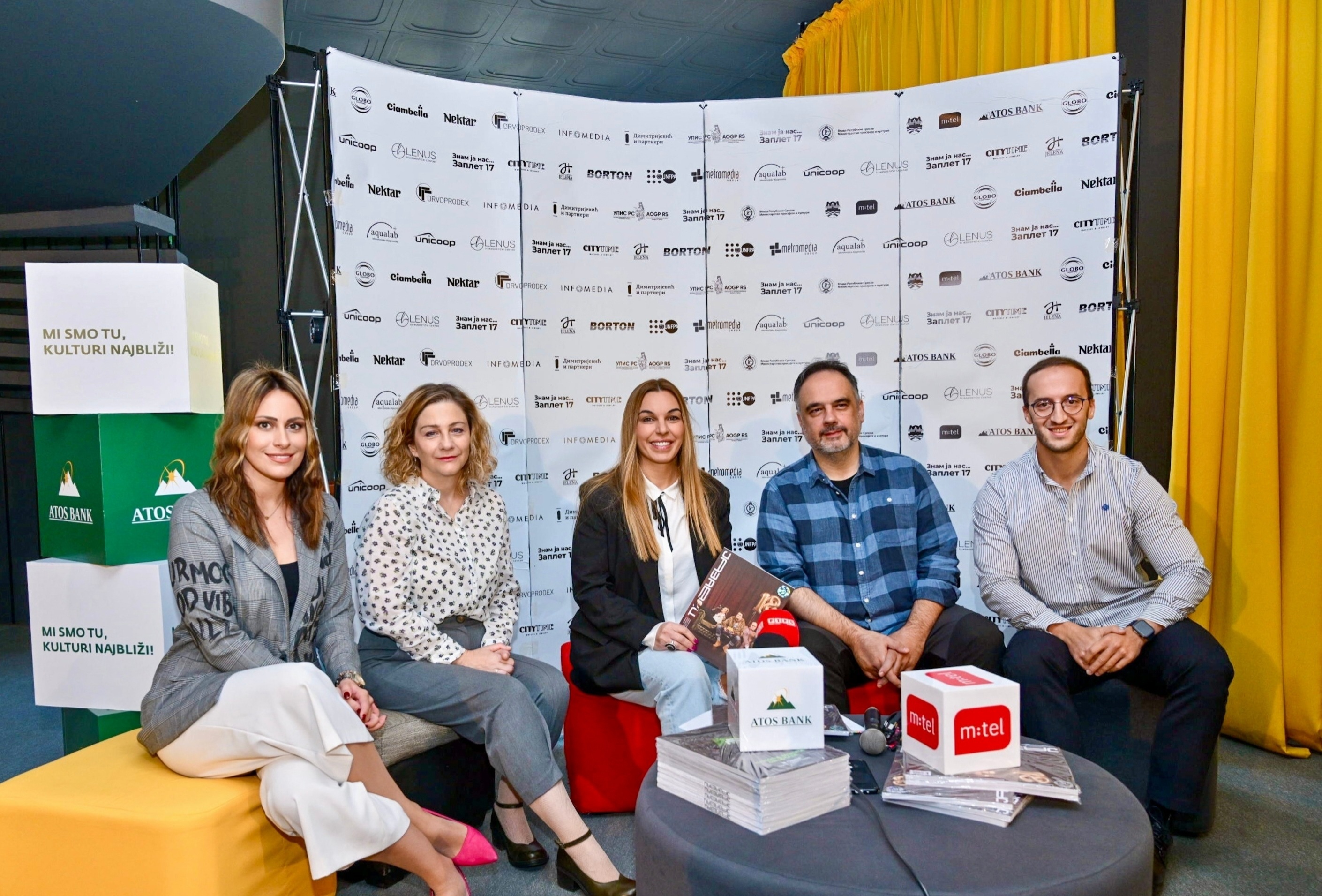 ATOS BANK uz Gradsko pozorište Jazavac i festival “Zaplet”. | BN