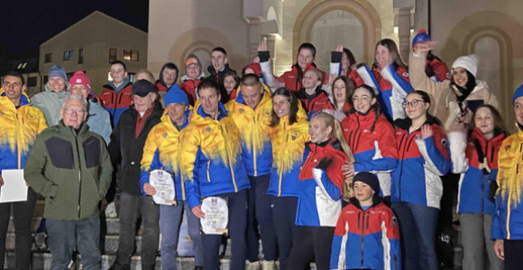 Svečani doček u Palama za učesnike ZOI u Italiji