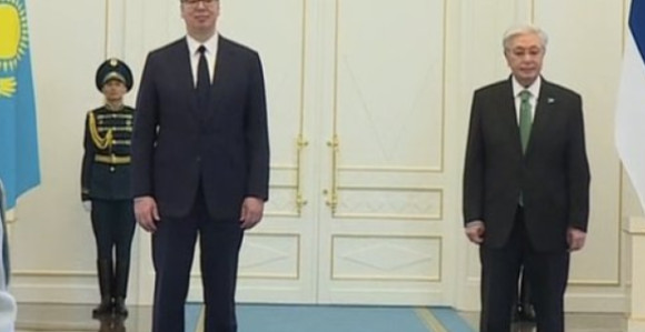 Највише одликовање Казахстана за предсједника Србије