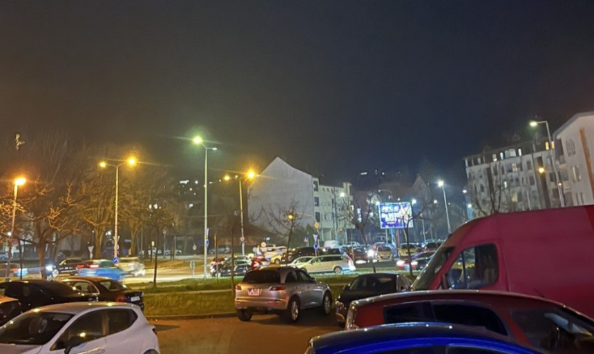 Ланчани судар у Бањалуци, настао колапс саобраћаја