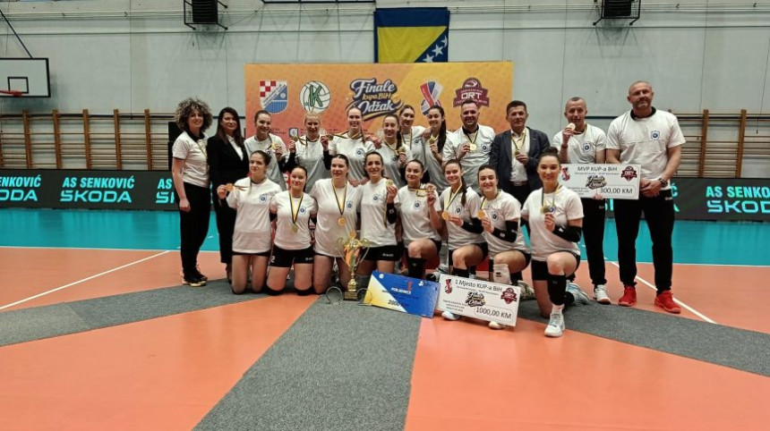 Odbojkašice Gacka četvrti put osvojile Kup BiH