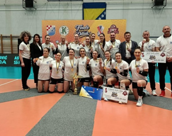 Odbojkašice Gacka četvrti put osvojile Kup BiH