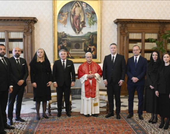 Predsjedništvo BiH kod pape: Visok nivo prijateljskih odnosa između BiH i Svete stolice